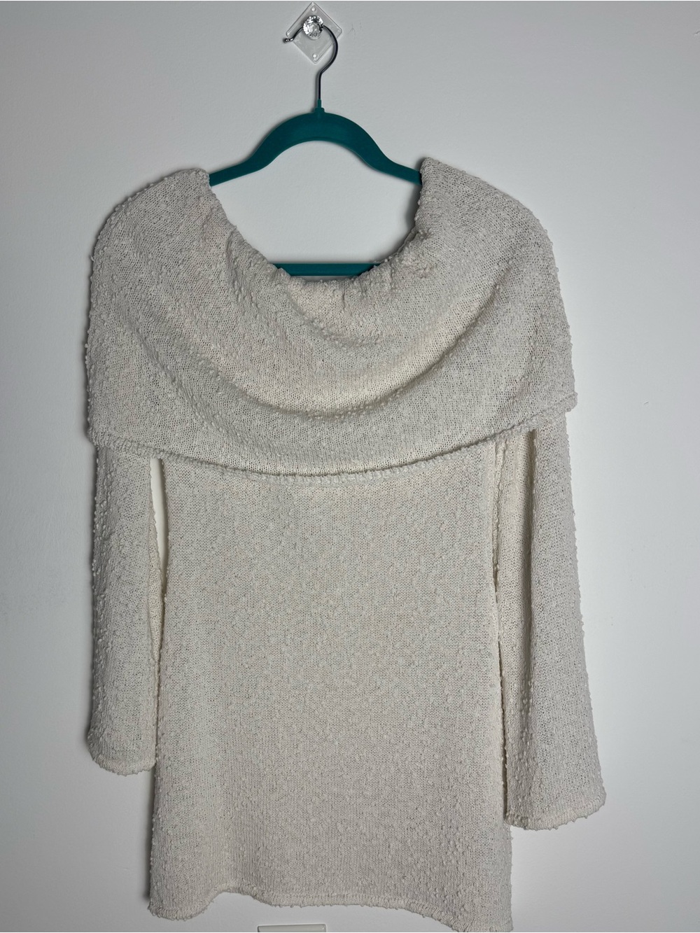 White Horse Off The Shoulder Mini Dress - Picture 5 of 5